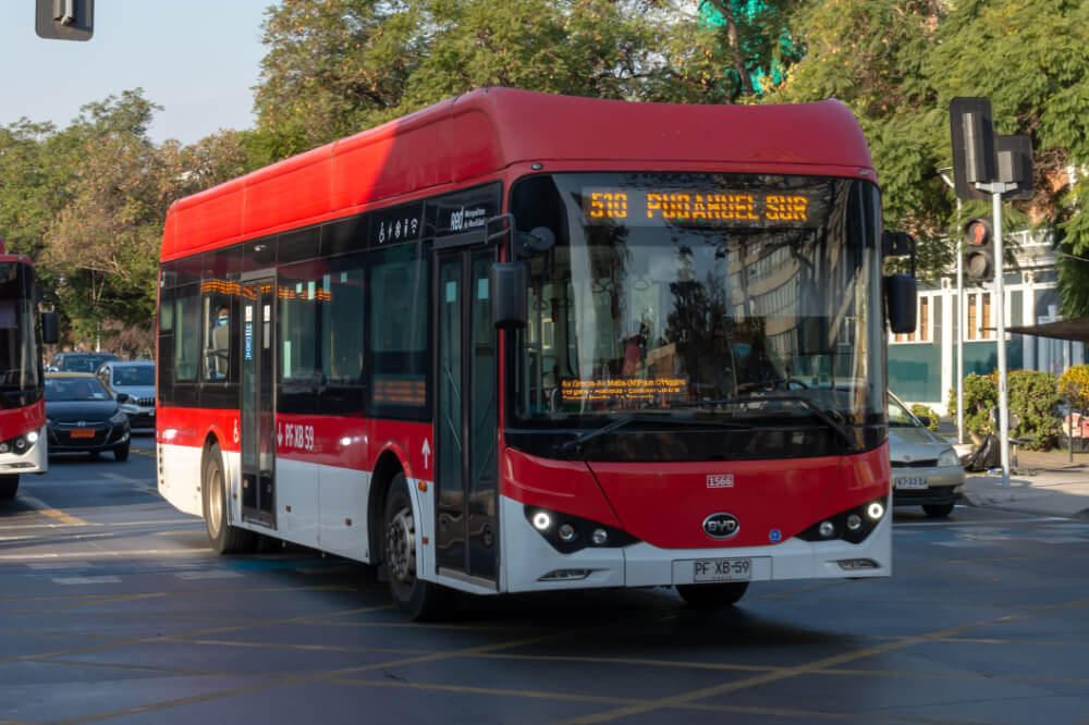 5G en el transporte público de Santiago